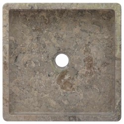 Lavabo Gris 40x40x10 cm Marbre 553531553531
