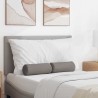 Coussins d'accent 2 pcs Taupe Ø 15 x 40 cm tissu 553572553572