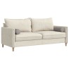 Coussins d'accent 2 pcs Taupe Ø 15 x 40 cm tissu 553572553572