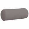 Coussins d'accent 2 pcs Taupe Ø 15 x 40 cm tissu 553572553572