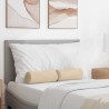 Coussins d'accent 2 pcs Crème Ø 15 x 40 cm Tissu en microfibre 553573553573