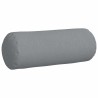 Coussins d'accent 2 pcs Gris clair Ø 25 x 70 cm tissu 553576553576