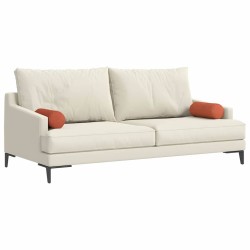 Coussins d'accent 2 pcs Rouge orange Ø 15 x 40 cm 553577553577
