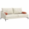 Coussins d'accent 2 pcs Rouge orange Ø 15 x 40 cm 553577553577