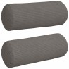 Coussins d'accent 2 pcs Gris clair Ø 15 x 40 cm 553579553579