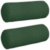 Coussins d'accent 2 pcs Vert foncé Ø 15 x 40 cm 553580553580