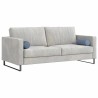 Coussins d'accent 2 pcs Bleu Ø 15 x 40 cm 553581553581