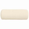 Coussins d'accent 2 pcs Crème Ø 15 x 40 cm 553582553582