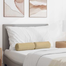 Coussins d'accent 2 pcs Vert gris Ø 15 x 40 cm 553583553583