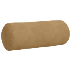 Coussins d'accent 2 pcs Marron Ø 15 x 40 cm 553585553585
