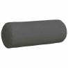 Coussins d'accent 2 pcs Gris foncé Ø 25 x 70 cm tissu 553587553587