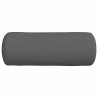 Coussins d'accent 2 pcs Gris foncé Ø 25 x 70 cm tissu 553587553587