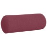 Coussins d'accent 2 pcs Bordeaux Ø 25 x 70 cm tissu 553590553590