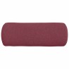 Coussins d'accent 2 pcs Bordeaux Ø 25 x 70 cm tissu 553590553590