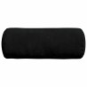 Coussins d'accent 2 pcs Noir Ø 15 x 40 cm Tissu en microfibre 553592553592
