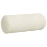 Coussins d'accent 2 pcs Crème Ø 15 x 40 cm 553593553593