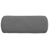 Coussins d'accent 2 pcs Gris foncé Ø 15 x 40 cm 553594553594