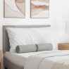 Coussins d'accent 2 pcs Gris clair Ø 15 x 40 cm 553595553595