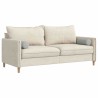 Coussins d'accent 2 pcs Gris clair Ø 15 x 40 cm 553595553595