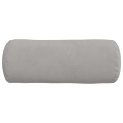 Coussins d'accent 2 pcs Gris clair Ø 15 x 40 cm 553595553595