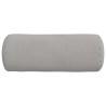 Coussins d'accent 2 pcs Gris clair Ø 15 x 40 cm 553595553595