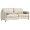 Coussins d'accent 2 pcs Taupe Ø 15 x 40 cm Tissu en microfibre 553596553596