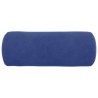 Coussins d'accent 2 pcs Bleu police Ø 15 x 40 cm 553597553597
