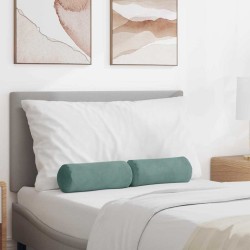 Coussins d'accent 2 pcs Vert Mer Ø 15 x 40 cm 553598553598