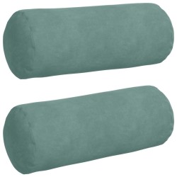 Coussins d'accent 2 pcs Vert Mer Ø 15 x 40 cm 553598553598