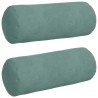 Coussins d'accent 2 pcs Vert Mer Ø 15 x 40 cm 553598553598