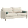 Coussins d'accent 2 pcs Vert Mer Ø 15 x 40 cm 553598553598