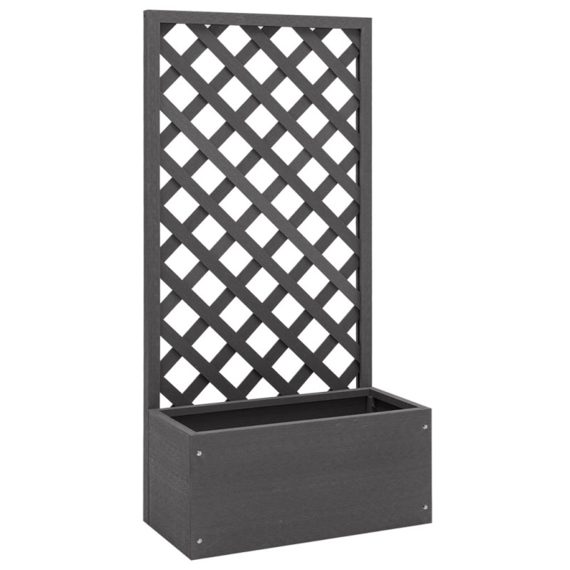 Jardinière en treillis 65x30x135 cm WPC 553599553599