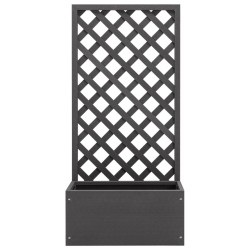 Jardinière en treillis 65x30x135 cm WPC 553599553599