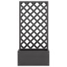 Jardinière en treillis 65x30x135 cm WPC 553599553599