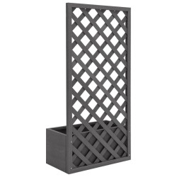 Jardinière en treillis 65x30x135 cm WPC 553599553599