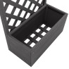 Jardinière en treillis 65x30x135 cm WPC 553599553599