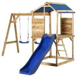 Aire de jeux d'extérieur bois de pin imprégné 553606553606