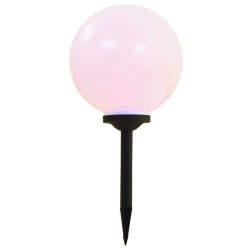 Lampe LED sphérique solaire d'extérieur 2 pcs 30 cm RVB 553615553615