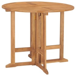 Ensemble à manger d'extérieur pliable 5 pcs Bois solide de teck 553620553620
