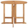Ensemble à manger d'extérieur pliable 5 pcs Bois solide de teck 553620553620