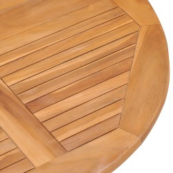 Ensemble à manger d'extérieur pliable 5 pcs Bois solide de teck 553620553620