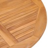 Ensemble à manger d'extérieur pliable 5 pcs Bois solide de teck 553620553620