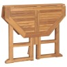 Ensemble à manger d'extérieur pliable 5 pcs Bois solide de teck 553621553621