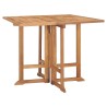 Ensemble à manger d'extérieur pliable 5 pcs Bois solide de teck 553623553623