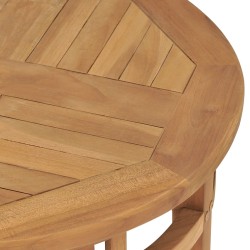 Ensemble à manger de jardin 3 pcs bois de teck solide 553625553625