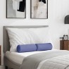 Coussins d'accent 2 pcs Bleu denim Ø 15 x 40 cm tissu 553630553630