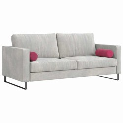 Coussins d'accent 2 pcs Bordeaux Ø 15 x 40 cm 553631553631