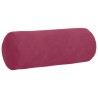 Coussins d'accent 2 pcs Bordeaux Ø 15 x 40 cm 553631553631