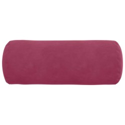 Coussins d'accent 2 pcs Bordeaux Ø 15 x 40 cm 553631553631