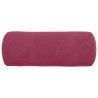 Coussins d'accent 2 pcs Bordeaux Ø 15 x 40 cm 553631553631